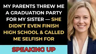 My parents threw me a graduation party for my sister &mdash; she didn&rsquo;t even finish high school...