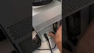 Razer Core X switch on spark on switch with electrical pop sound