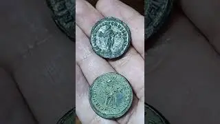 FAKE AND REAL Roman Empire Maximian Billion Follis Carthage AD 303 #coin #ancienthistory #romancoin