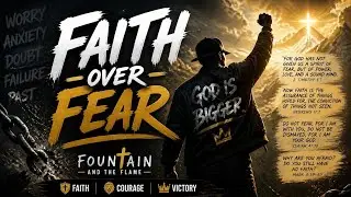 Faith Over Fear | Christian Rap Lyric Video | Gospel Hip-Hop Anthem