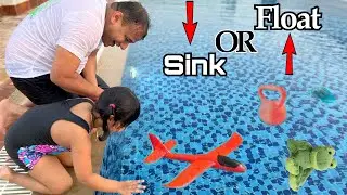 Sink or Float with Nafeesa and Daddy - Cool Science Experiment for Kids