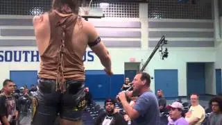 Teddy Stigma, Kiko Harris at Ronin Pro Wrestling in March 2016