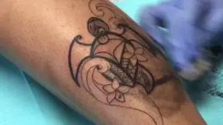 Free hand Polynesian Tribal Tattoo by Lindelle