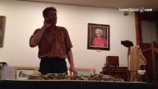 Stone wall expert Kevin Gardner talks Shingle Style houses & quotes Daniel Webster as he builds. @Lo