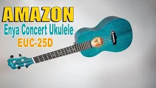 Enya EUC-25D Concert Ukulele | Amazon Ukulele Review & Demo Livestream | Tater Tot Talks #6
