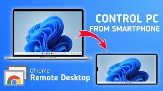 Control PC from your smartphone using Chrome remote desktop  || Tutorial Inside