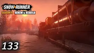 Timber For The Locals While Searching For Underground Fires - Snowrunner Season 9 - E133