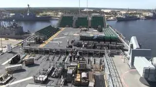 #BballOnDeck - NCAA/ Navy-Marine Corps Classic Basketball Court Construction