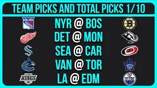 NHL Picks Today 1/10/26 NHL Picks and Predictions