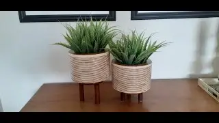 CACHEPOT DE ISOPOR COM PEZINHOS