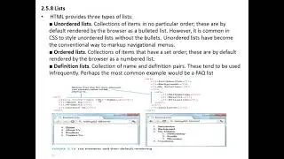 Inline, block element, character entities, list in HTML  | VTU 6th sem