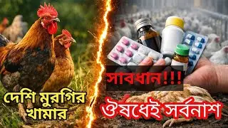 ঔষধের অপব্যবহারে বিপদে দেশি মুরগির খামার