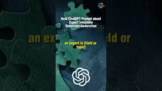 Best ChatGPT Prompt about Expert Interview Questions Generation #ai #promptengineering #viral