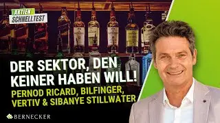 Der Sektor, den keiner haben will! | Bilfinger, Pernod Ricard, Vertiv & Sibanye Stillwater