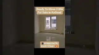 Ready possession 3 Bhk for Sale in Kothrud