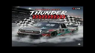 Thursday Night Thunder | eNascar Craftsman Truck Series | Round 8 From The Paper Clip | R.R.N