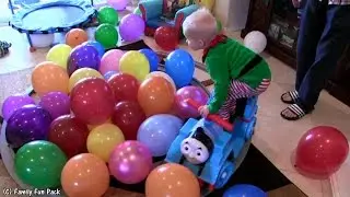Toddler Thomas Train Balloon Fun
