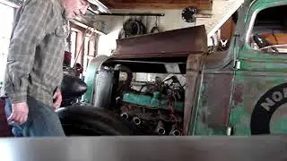Hot Rod Rat Rod Build 1936 Chevy truck first start 400 hp Buick motor