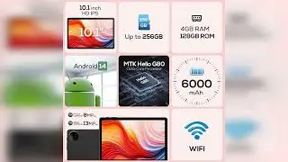 Review: DigiLand Tablet,2025 10.1 Inch HD Octa-Core Processor Gray Android Tablet,12GB RAM,128...
