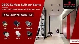 Светодиодные светильники серии HYFFA LED - DECO Surface Cylinder