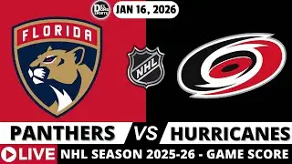 FLORIDA PANTHERS VS CAROLINA HURRICANES 🏒 NHL Season 2025-26 | Live Scoreboard & Fans Chat