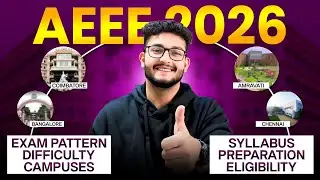 AEEE 2026: Preparation, Resources, Campus, Syllabus, Exam Pattern, Eligibility Criteria