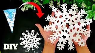 DIY|Creative Paper Folding and Cutting Design|Snowflake Crafts|#craft #origami @AlltypeofCrafts
