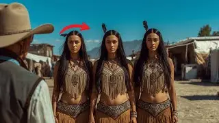 A rancher purchased three young Apache women to free them, but ended up marrying all three.- Western