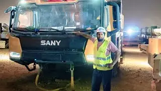 night work #saudiarabia #ksa #mobilecrane #crane #sany #india #viral #craneoperator #blog #minivlog