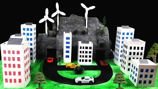 Solar Energy City Model For Science Exhibition | Green Energy City School Project