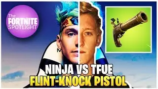 *NEW* Flint-Knock Pistol | Tfue Trap Kills Ninja | Fortnite Highlights