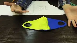 Трикотажная маска DIY от Resew: видео инструкция пошива