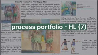 IB HL visual arts  - process portfolio (level 7) + advice