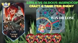 LAYLA VS ALDOUS VS EDITH❗BUILD ONE SHOT ENEMY DELETE! GAME HARD | build top 1 global Layla