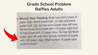 Can you solve the paper clip question for 2nd grade students?