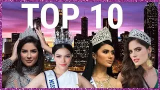 Miss Universe 2019 PREDICTIONS JULY