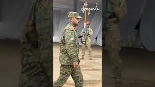 Gen Muhoozi Kainerugaba at Bombo Military Barracks 🇺🇬