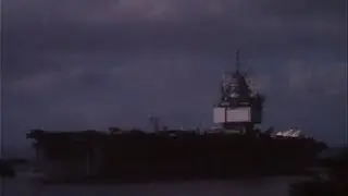 USS Enterprise (CVN-65) enters Pearl Harbor after a huge fire - 14 January 1969 Part 1