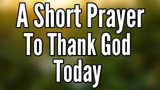 LORD, thank you for a new day and for giving me the reason to be grateful