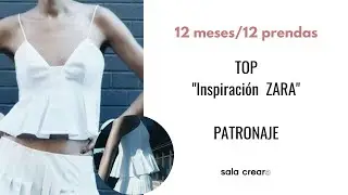 RETO TOP , Como hacer el patrón de un top con nesgas o paneles y godet