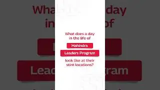 Mahindra Leaders Program