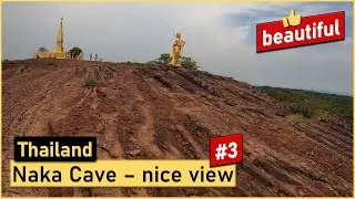 Thailand - Bueng Kan - Naka Cave - Great views from Naka Cave #3 - rocks that look like snakes