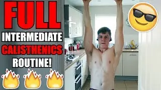 Full Body Intermediate Calisthenics Workout Routine 💪 (FREE PROGRAM!)