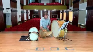 Ragtime (Histoire du Soldat) - Original percussion setup.