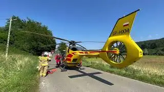 Śmigłowiec LPR HEMS Eurocopter EC135 - Ratownik 10 - m.Brzuska pow. przemyski