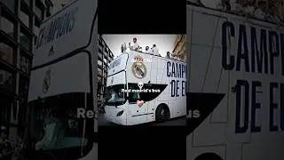 Real madrid&rsquo;s bus💀 | #shorts#football#edit#capcut