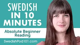 10 Minutes of Swedish Reading Comprehension for Absolute Beginners