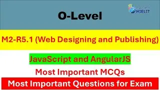 M2-R5.1 |  JavaScript and AngularJS  | Important MCQs | O-Level |  #thesciencetop