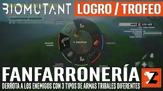 Biomutant: Logro / Trofeo Fanfarroner&iacute;a (Show-off) - Elimina con 3 Tipos de Armas Tribales