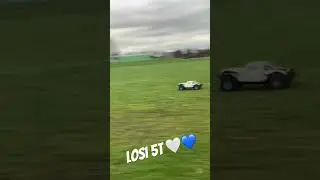 Back out with the Losi 5t, first field bash of 2024 #losi5t #losiracing